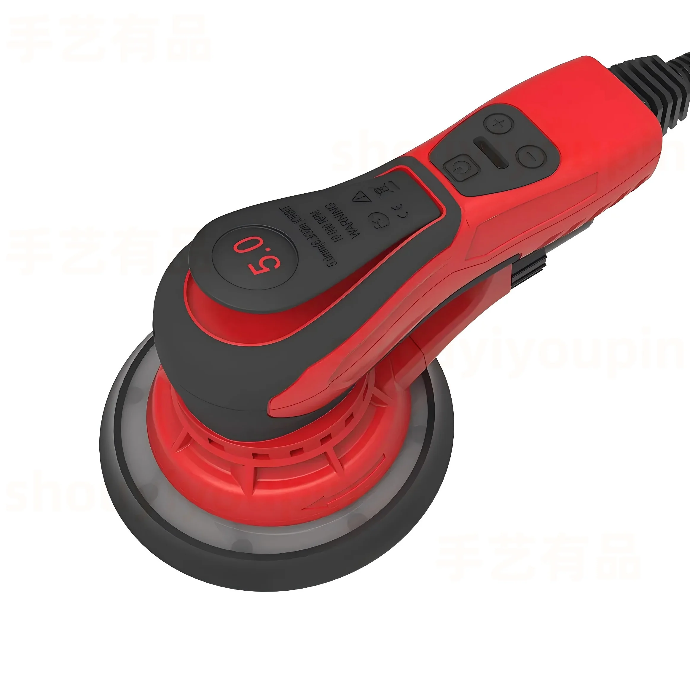 

2025 New 5.0mm Electric Orbital Sander Wall Rotary Sanding Machine 6 Inch Track Motor Car Polishing Machine Polisher