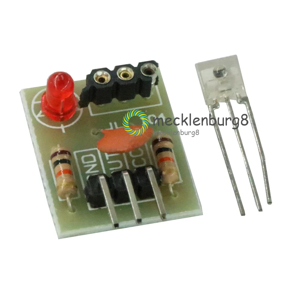 Laser Sensor Module non-modulator Tube Laser Receiver Module 5V PCB 1.5*1.9cm Hot Sale