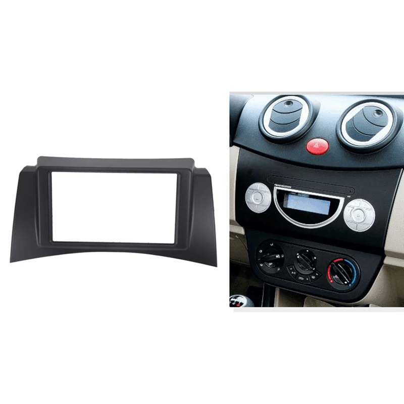 Dla Lifan 320 2005-2014 Samochodowy panel audio 2Din Panel modyfikacji DVD Panel nawigacji Rama samochodu Fascias Stereo Radio Panel