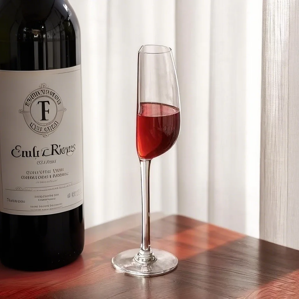 

YJQ creative half red wine glass fun shape light luxury wine glass household half wine glass