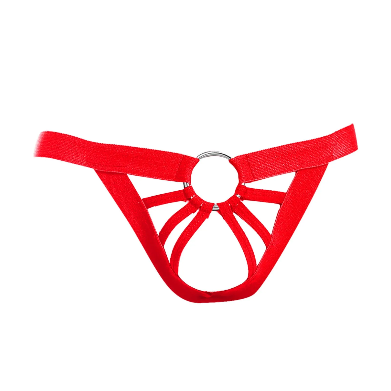 Mannen exotische kleding heren effen kleur string laagbouw ondergoed ondergoed rits ondergoed paascadeau mannen