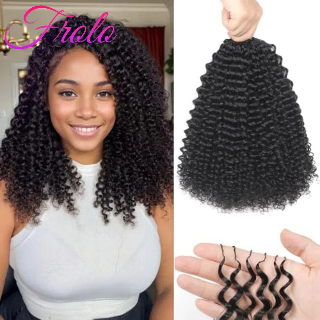 

200 г натуральных волос для плетения крючком для чернокожих женщин, 22 дюйма, 150 прядей, кудрявые, легкие, как перья