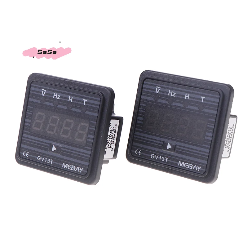 GV13T Diesel Generator Digital Display Voltmeter Frequency Hour Test Panel Meter AC220V AC380V with Instrument