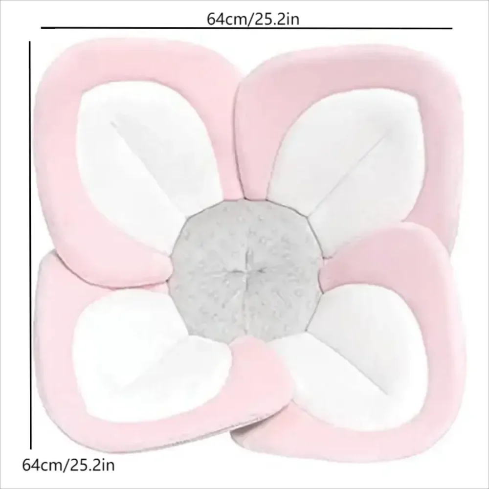 flower bath mat, sunflower sink face cushion, cartoon sunflower bath mat, safe and comfortable bathtub bath mat