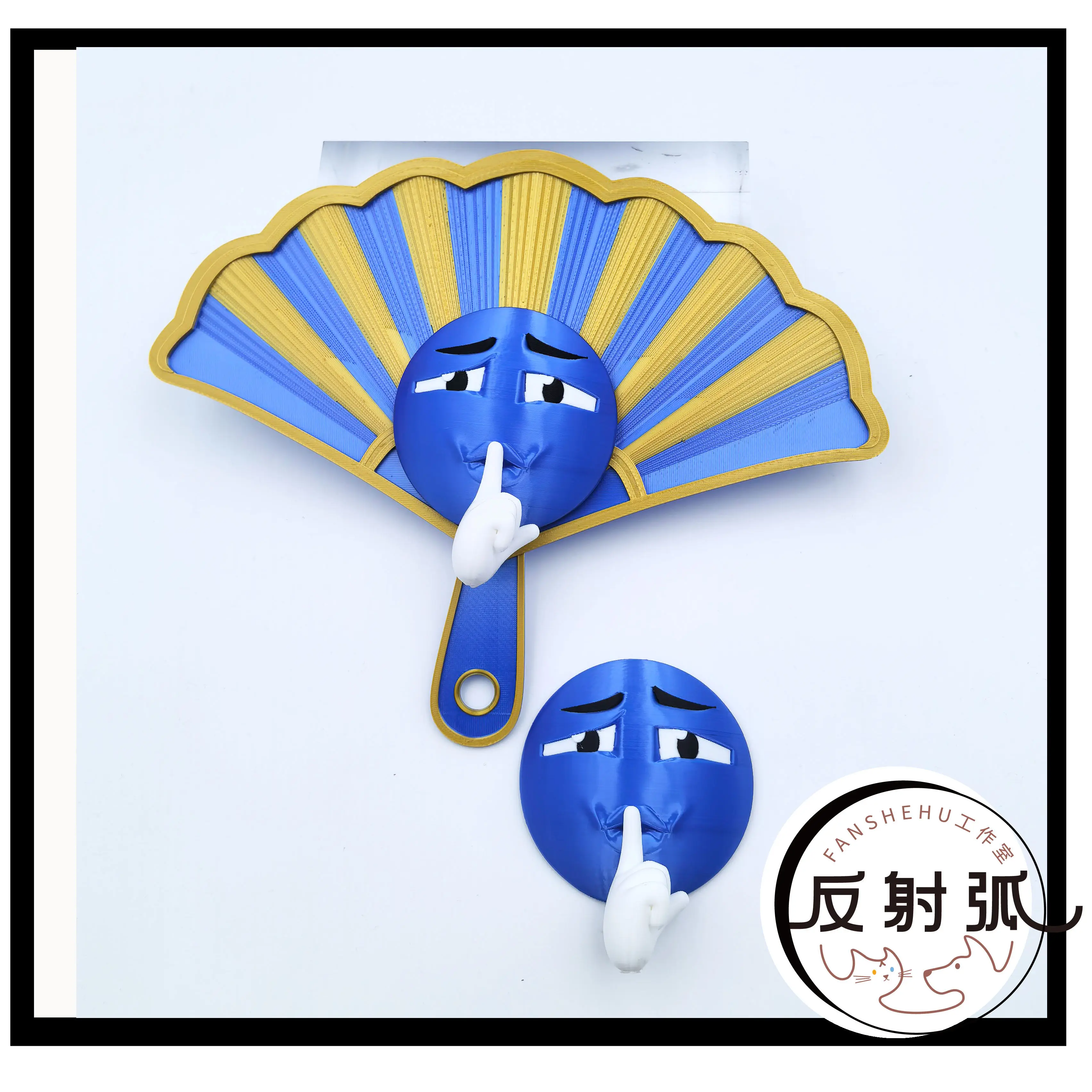 Emojis Fan Srefrigerator Stickers Cosplay Replica Prop Decoration Character Accessories Halloween Christmas
