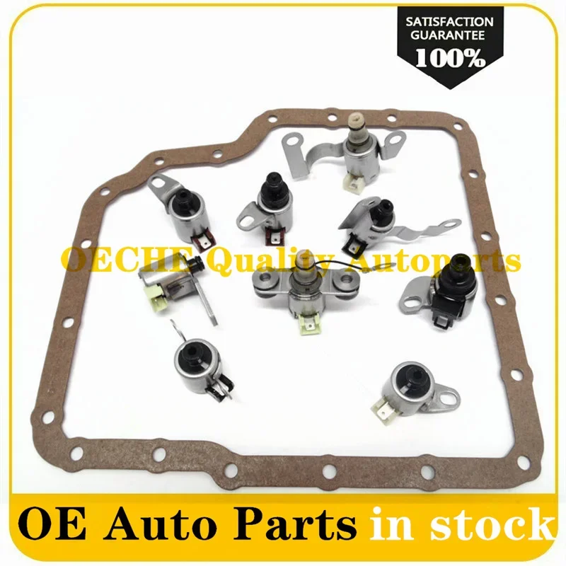 JF506E 09A 변속기 시프트 솔레노이드 기어 박스 키트 VW 골프 Jetta Jaguar & Freelander 모델 용 가스켓 세트 5Speed ​​FWD / AWD