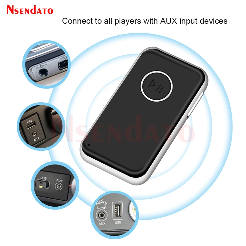 Wireless Bluetooth-Compatible 4.1 Audio Receiver Car Bluetooth-Compatible Wireless Audio Stereo Music Home Car Receiver Adapter