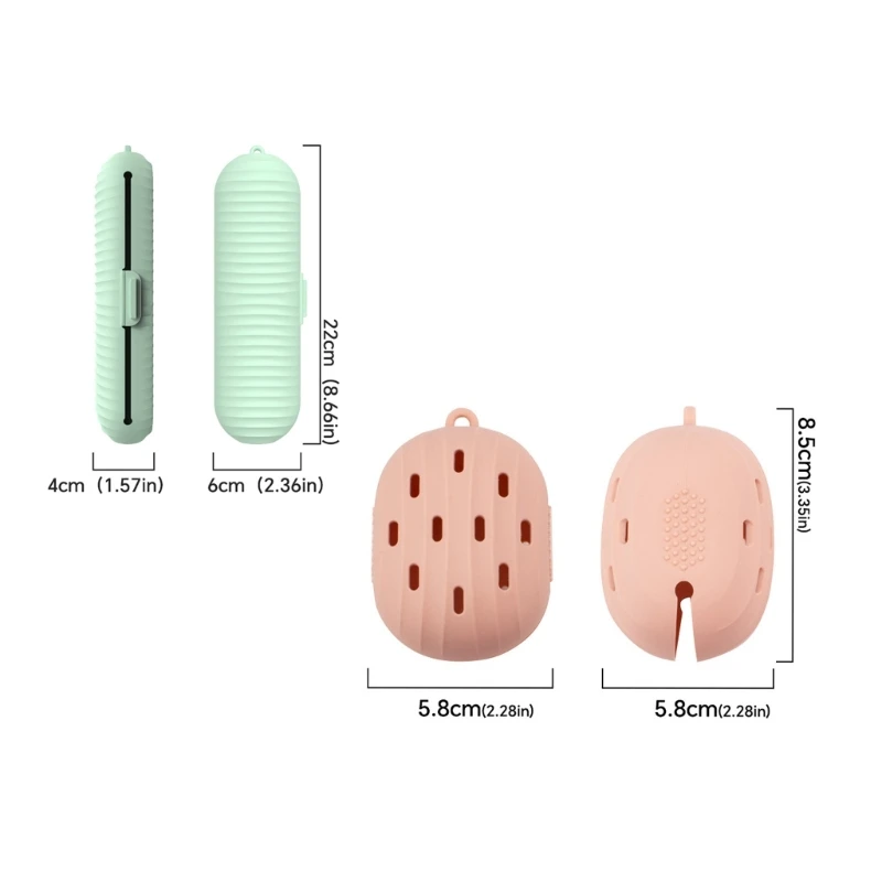 Makeup Brush Sponge Holder Silicone Makeup Brush Cover Travel Holder Makeup Brushes Organisers for Home