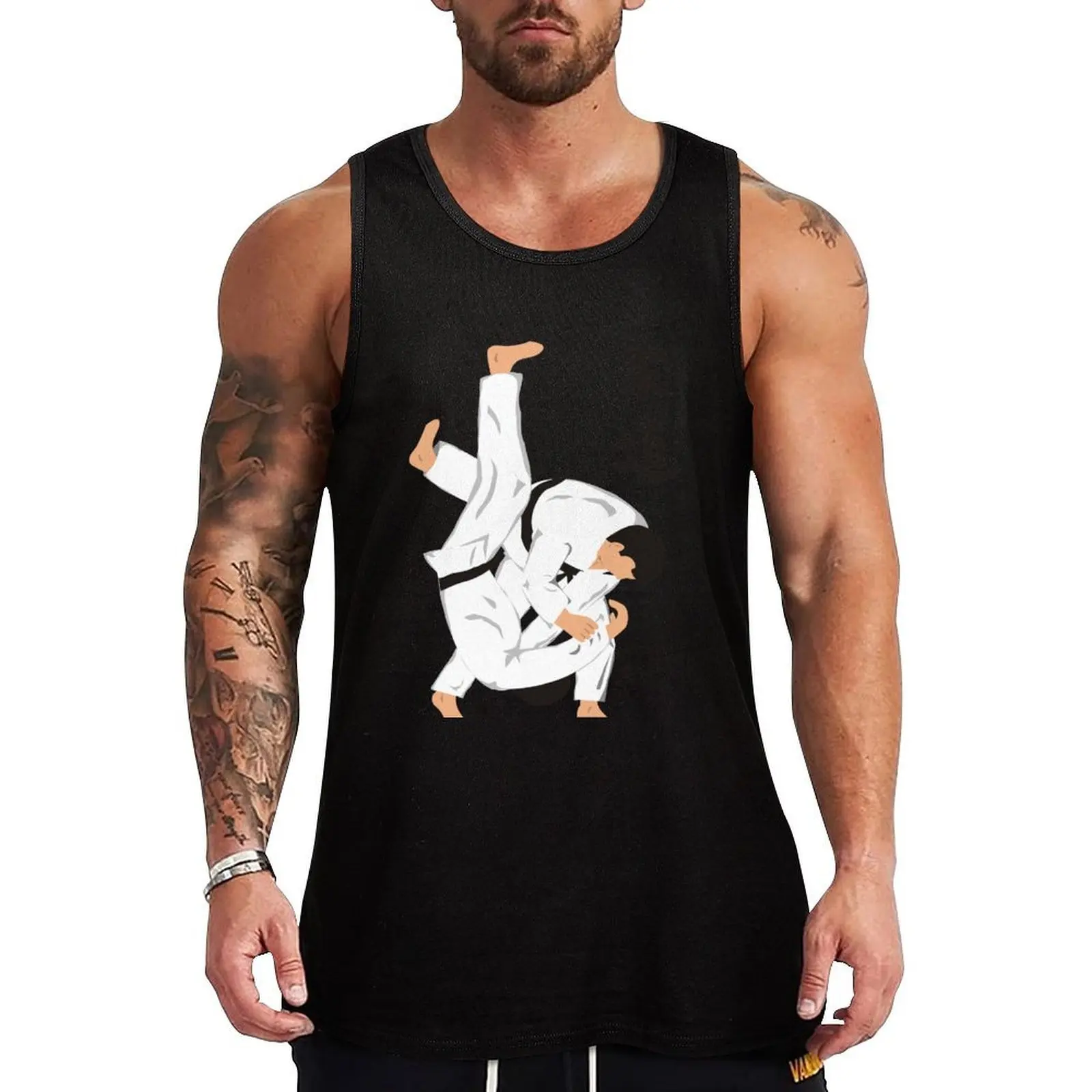 

Japanese Judo Tank Top t shirt gym t-shirts for men sleeveless jackets