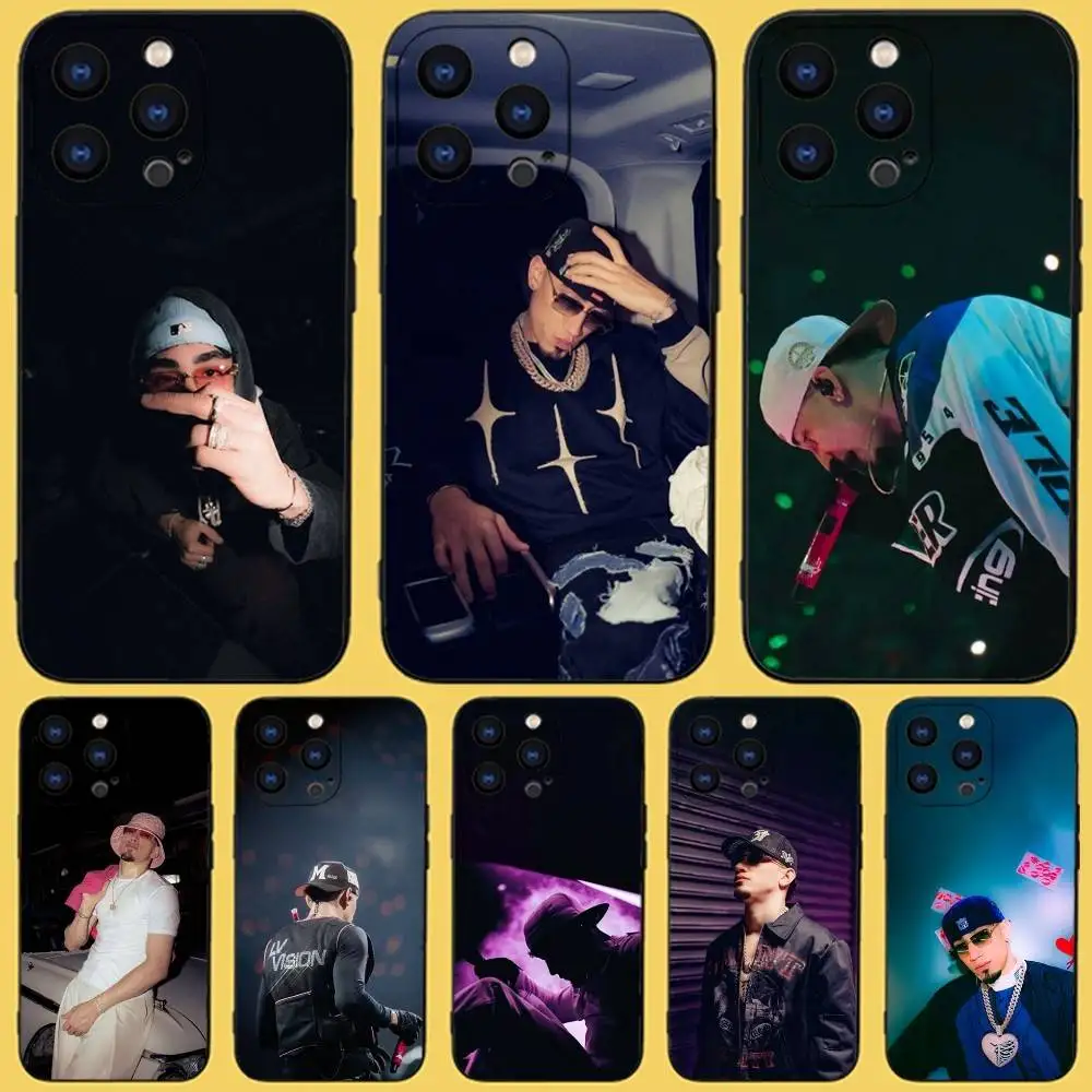 

O-Omar C-Courtz Singer Phone Case For iPhone 16,15,14,13,12,11,Pro,XS,Max,XR,Plus,E,SE4,Mini Black Fashion Cover