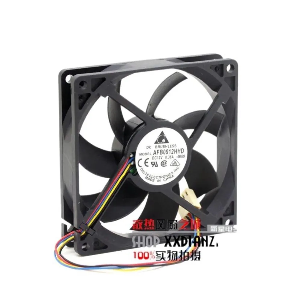 

for delta AFB0912HHD 9CM 9020 12V 0.36A PWM intelligent fan speed control cooling cooler