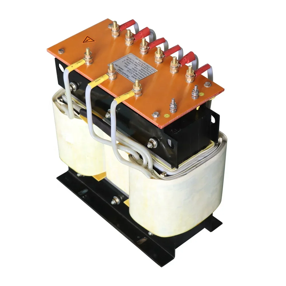 Hot sale 3 phase 220V to 380V isolation transformer 20kva three  phase step up transformer