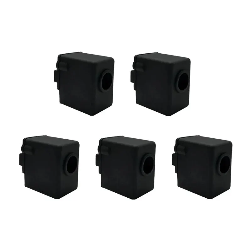 3/6pcs for ANYCUBIC Kobra 2 Hotend Silicone Sock Black Cover Printer Head 3D Printer Parts for Heatblock