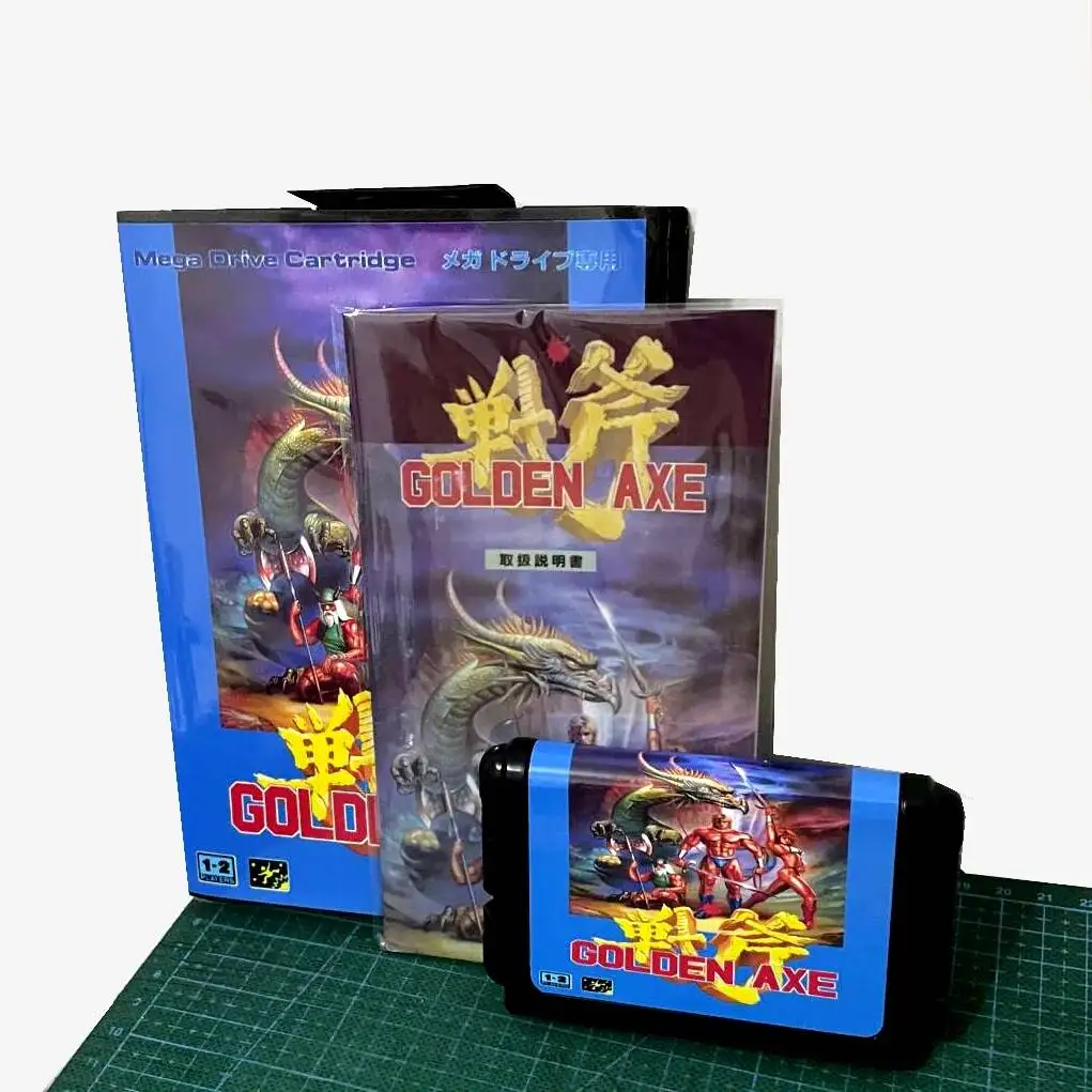 

Новинка: Игровая карта Golden Axe с коробкой и инструкцией, 16-битная, для Sega Mega Drive и Genesis