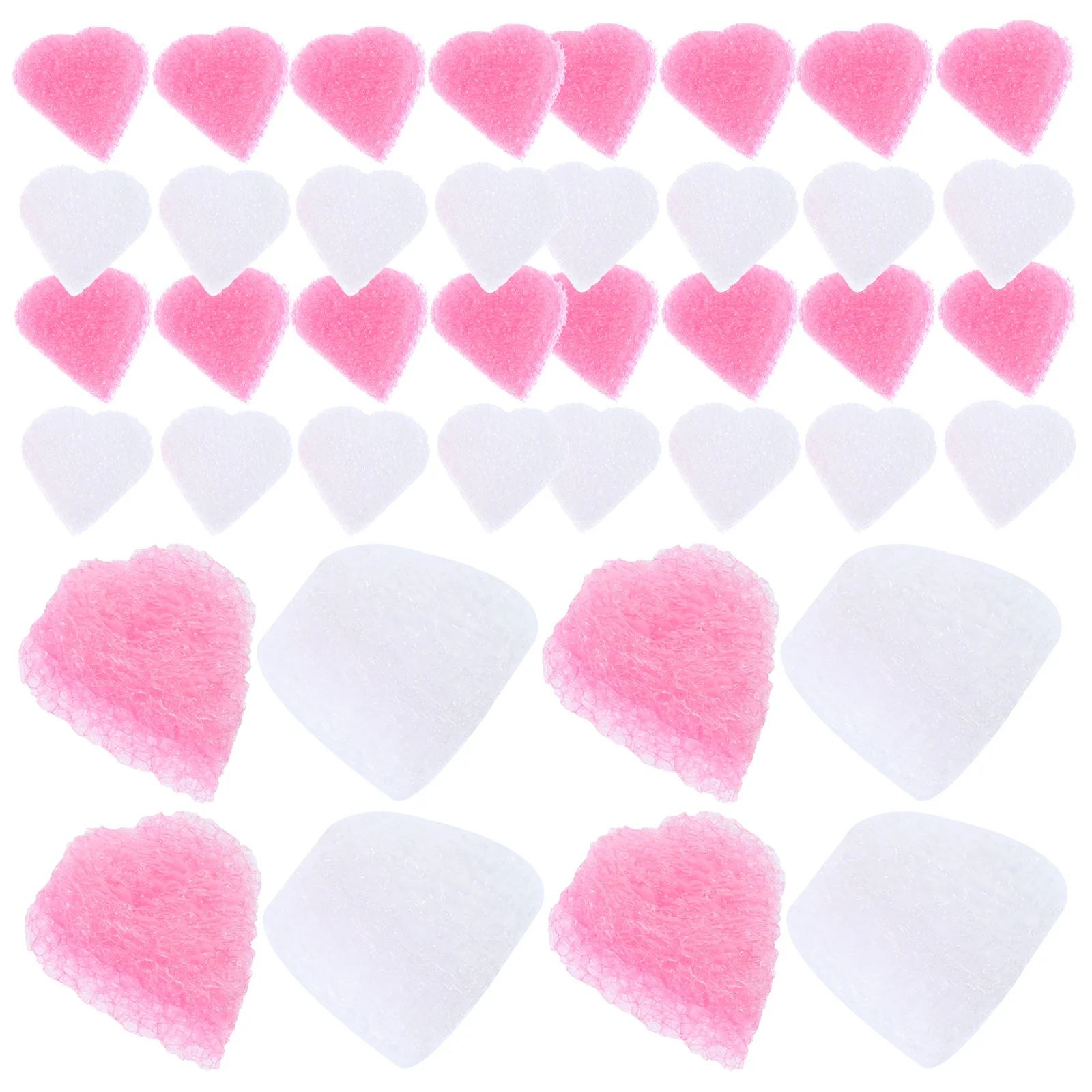 Pianki w kształcie serca, wypełniacz do pudełek na prezenty, bezpieczne, lekkie, do rękodzieła, na wesele, bankiet, do pudełek na słodycze, dekoracja stołu, wypełniacz do pudełek na prezenty.