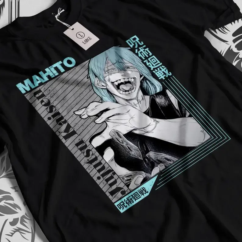 Mahito Jujutsu Kaisen Shirt, Gojo Satoru, Fushiguro Toji