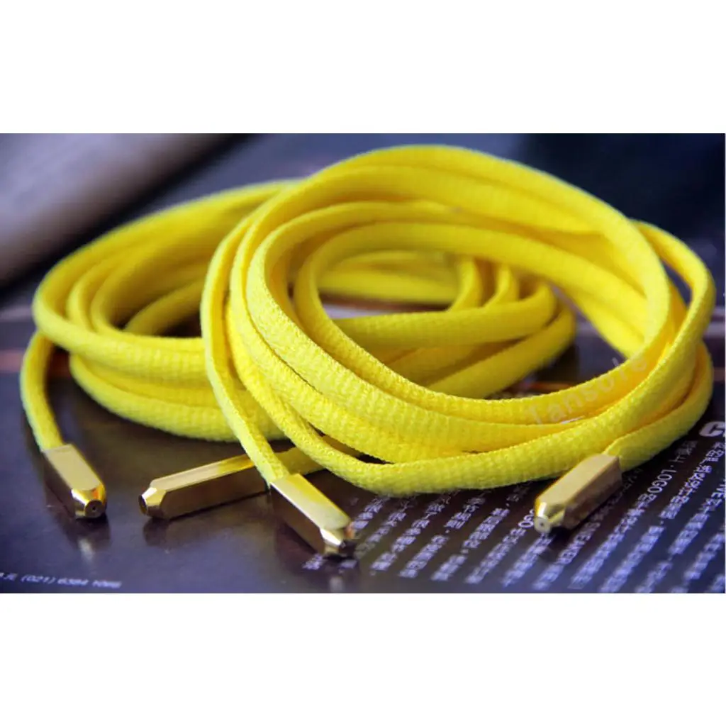 4 قطع من أربطة الأحذية المعدنية المستطيلة الذهبية، برغي ذاتي الصنع على الاستبدال #4