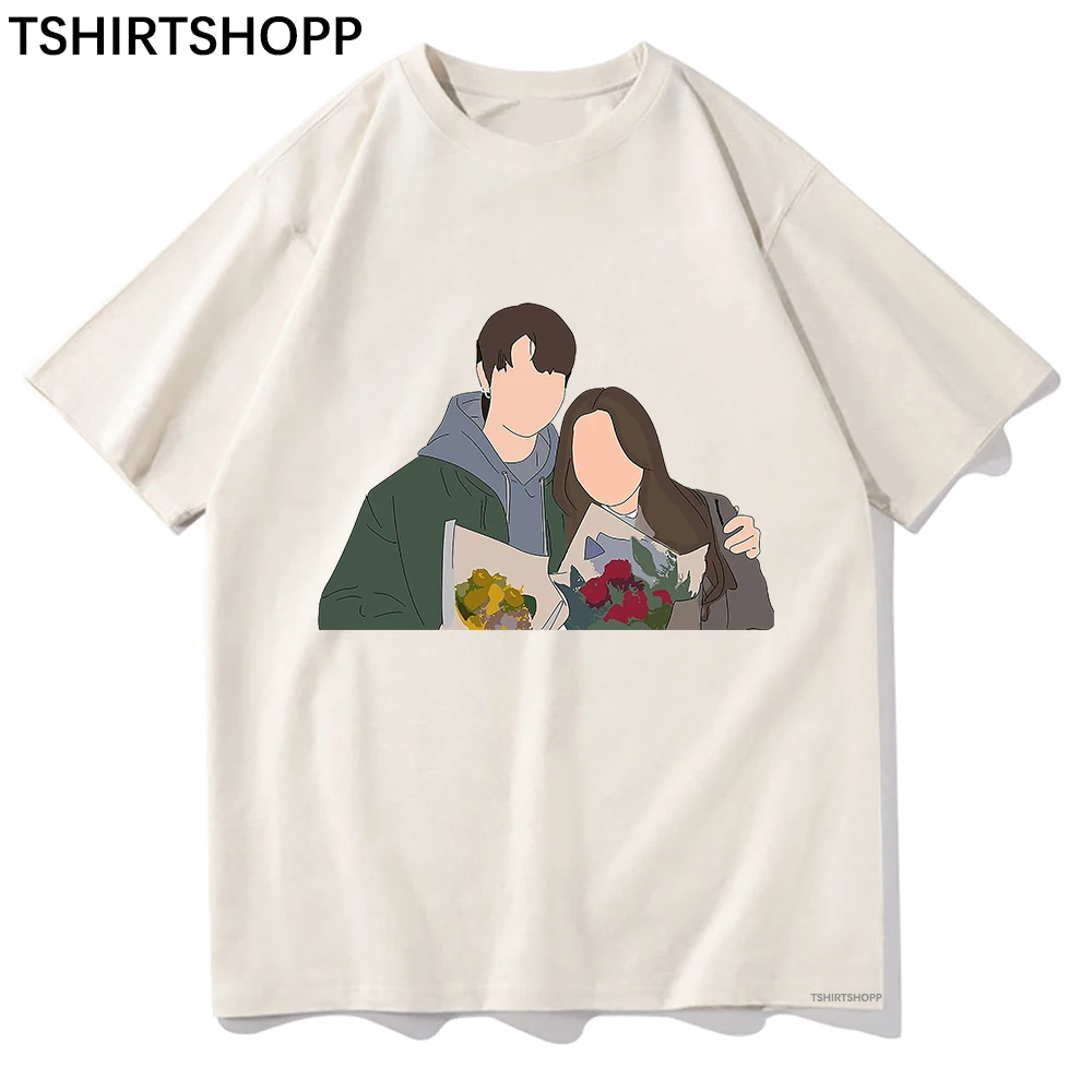 2024 True Beauty Kdrama T Shirt Women/men Harajuku Aesthetic Graphic Funny Graphic T-Shirt Unisex Cartoon Casual Cotton Tees Shi