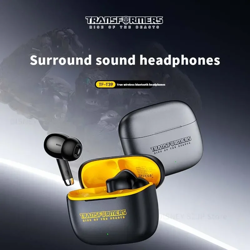 

TRANSFORMERS Bluetooth 5.4 In-ear Earbuds Noise Reduction Wireless Sports Earphones HiFi Surround Stereo Gaming Headset TF-T39