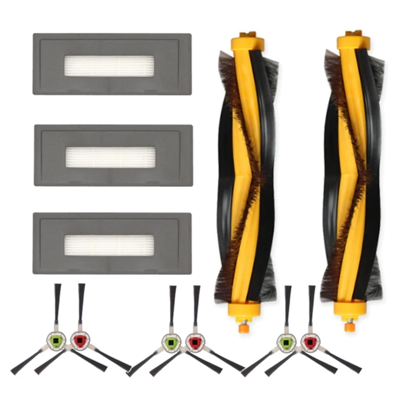 Spazzola laterale della spazzola principale del filtro Hepa per i pezzi di ricambio dell'aspirapolvere del Robot dell'aspirapolvere di Ecovacs Deebot OZMO 930 DG36