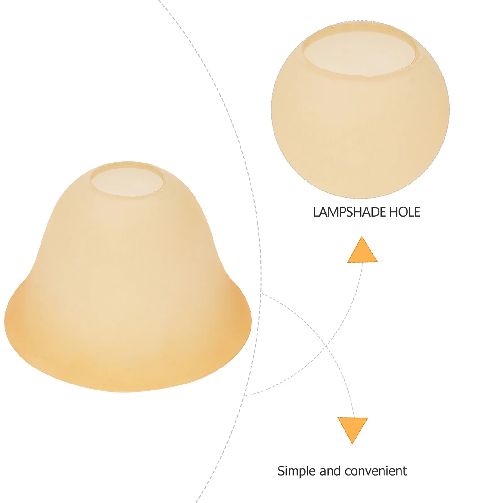 

3Pcs Glass Lampshade Durable Retro Lamp Shade for Home Table Ceiling Chandelier Light Decoration Retro Lamp Shade