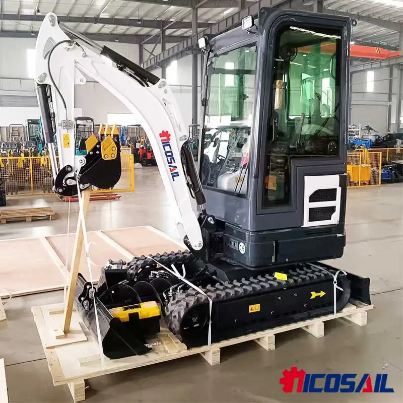 

2-тонный мини-гусеничный экскаватор: экологичный, универсальный для реконструкции парков, строительства детских площадок и озеленения жилых районов