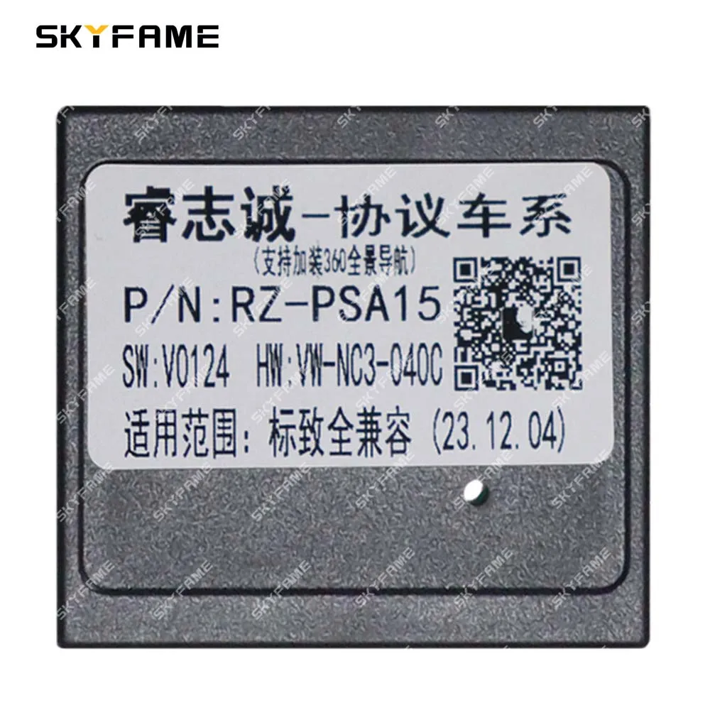 SKYFAME-Adaptador de arnés de cableado de 16 pines para coche, caja Canbus, decodificación, Cable de alimentación de Radio Android para Peugeot Citroen C4 c-triunfo c-quatre