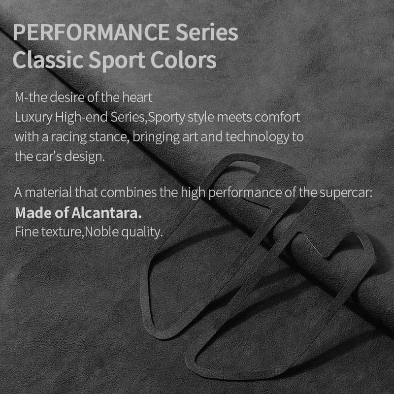 Made of Alcantara For BMW F30 F34 (2013-2018) F36 (2014-2019) Car Door Inner Handle Trim Frame Sticker Car Interior Accessories view 3