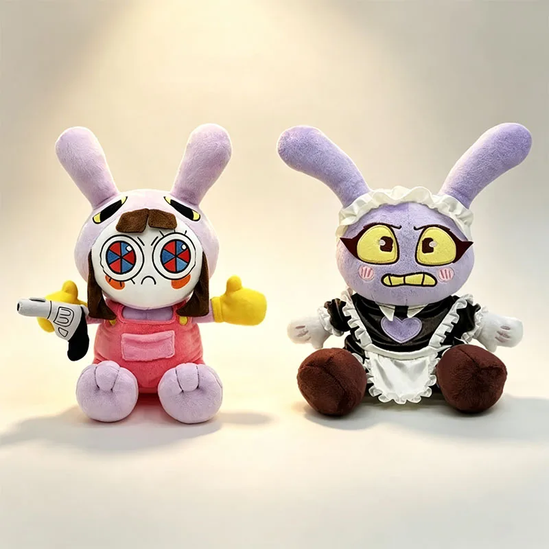 Popular Cartoon Anime Peripheral Plush Toys The Amazing Digital Circus Pomni Jax Cute Toys Decoration Collection Birthday Gifts