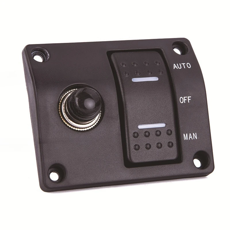 Push button switch Marine panel switch control Start-stop connection Diaphragm pump Bilge pump Fan control switch