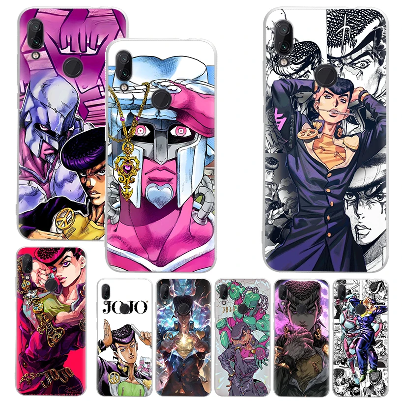 Чехол JoJo Adventure Higashikata Josuke для Xiaomi Redmi 13C 14C 13 12 12C 10 10A 10C 9 9A 9C 9T Phone Shell 8 8A 7 7A 6 Pro 6A K