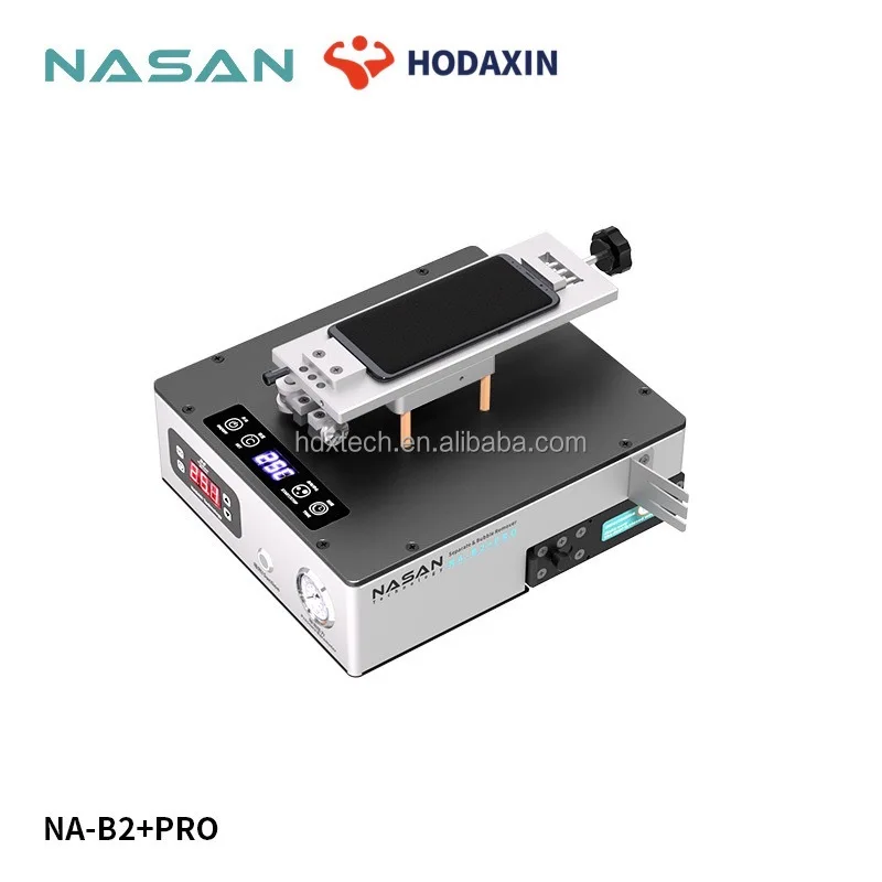 NASAN B2+ Pro 2in1 Bubble Remover LCD Separator Machine No Need Air Compressor Vacuum Pump for Phone Curved Flat Screen Repair