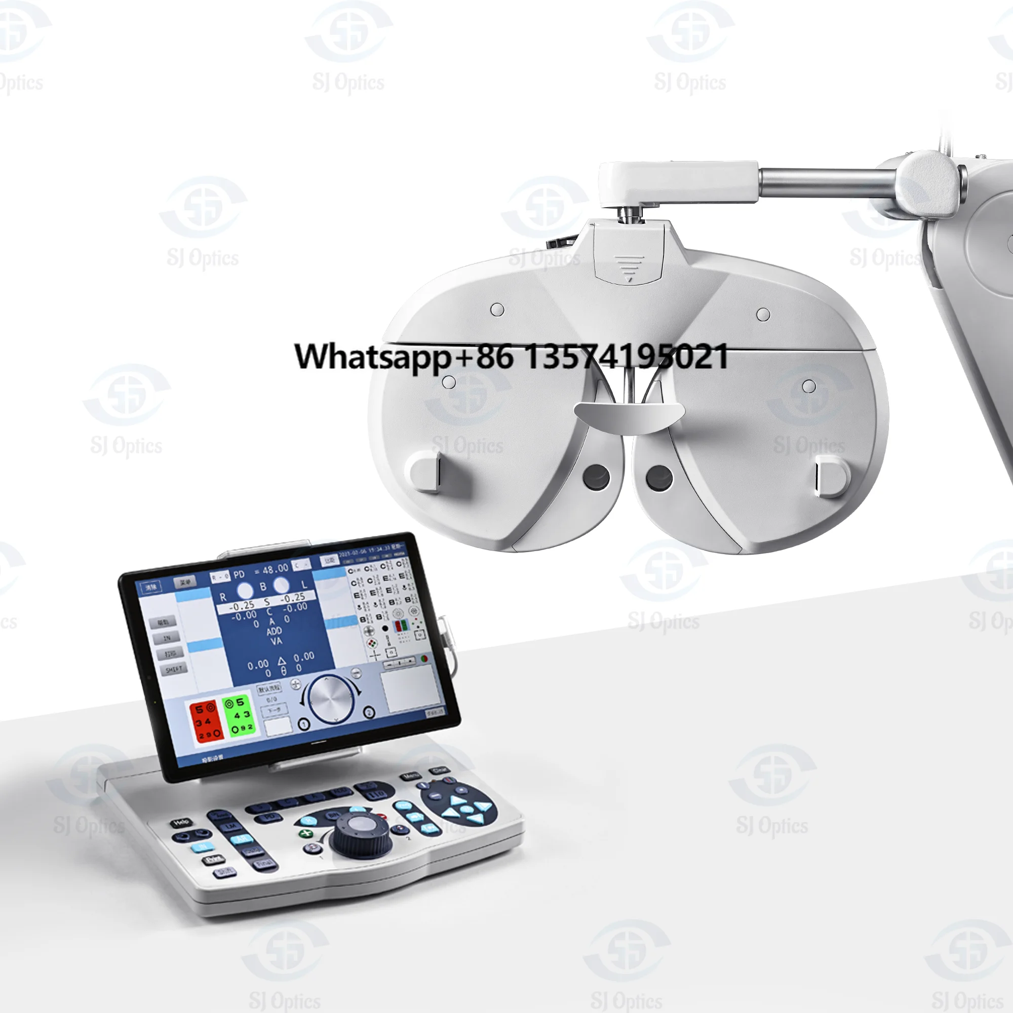 SJ Optics Auto Phoropter Price DPS-700 Vision Tester Optical Portable Auto Phoropter Optometry Equipment Automatic Phoropter