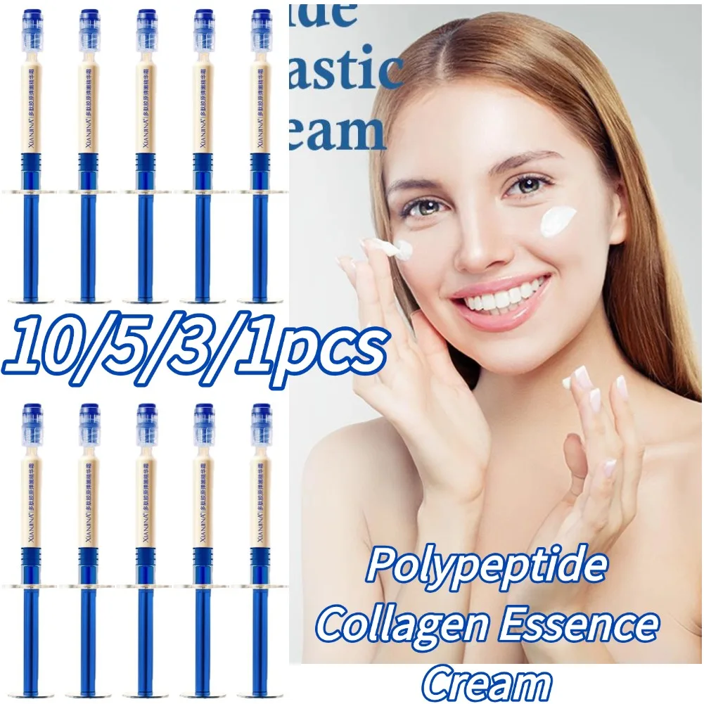 

10/5/3/1 шт. XIANJIN полипептидный коллагеновый эссенционный крем для лица, улучшающий тонкие линии, увлажняющий, питательный, нежный восстанавливающий крем для лица