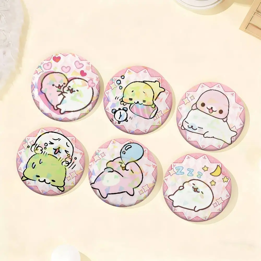 ROSA Kawaii M-mamegoma NIEDLICHE Baby Emaille Pin Kleidung Tasche Zubehör Brosche Cartoon Science Fiction Abzeichen Geschenk