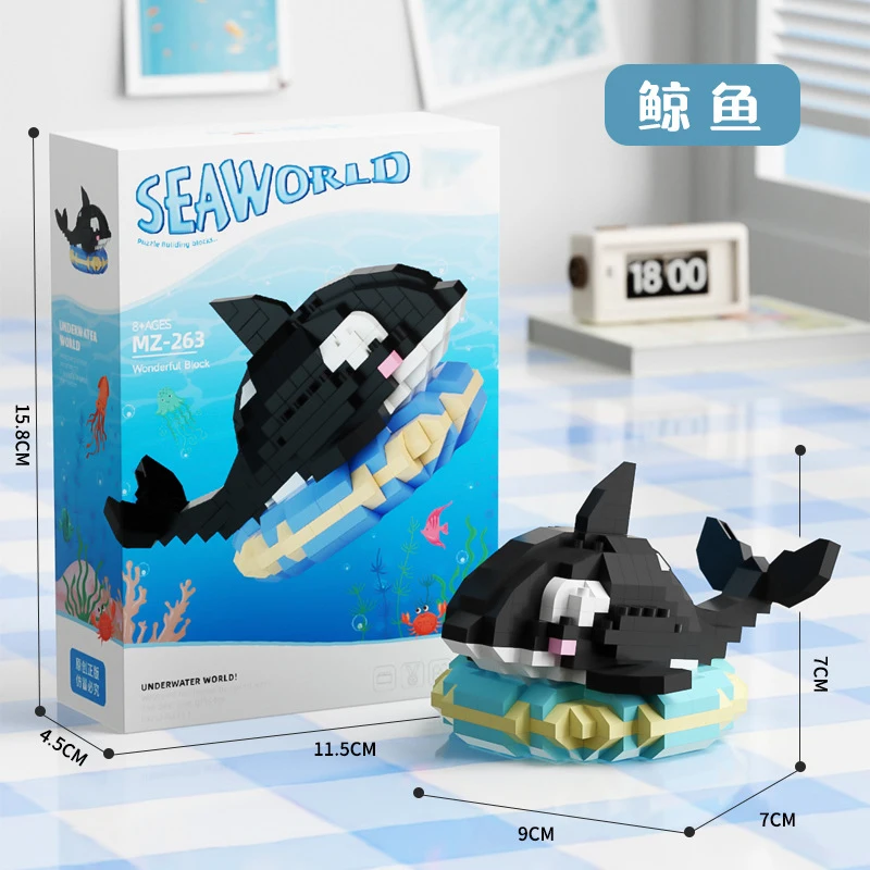 เพนกวินอนุภาคขนาดเล็กประกอบบล็อกอาคารสําหรับเด็ก 6 ถึง 10 ปีสัตว์ Micro Diamond Block อิฐของเล่นเพื่อการศึกษา
