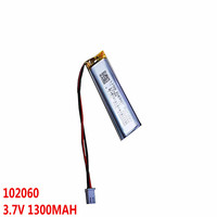 Jst ph 1.25 3.7V 103065 2500mAh 102060 1300MAH Rechargeable li Polymer Li-ion Battery For headphones tachograph mp3 mp4