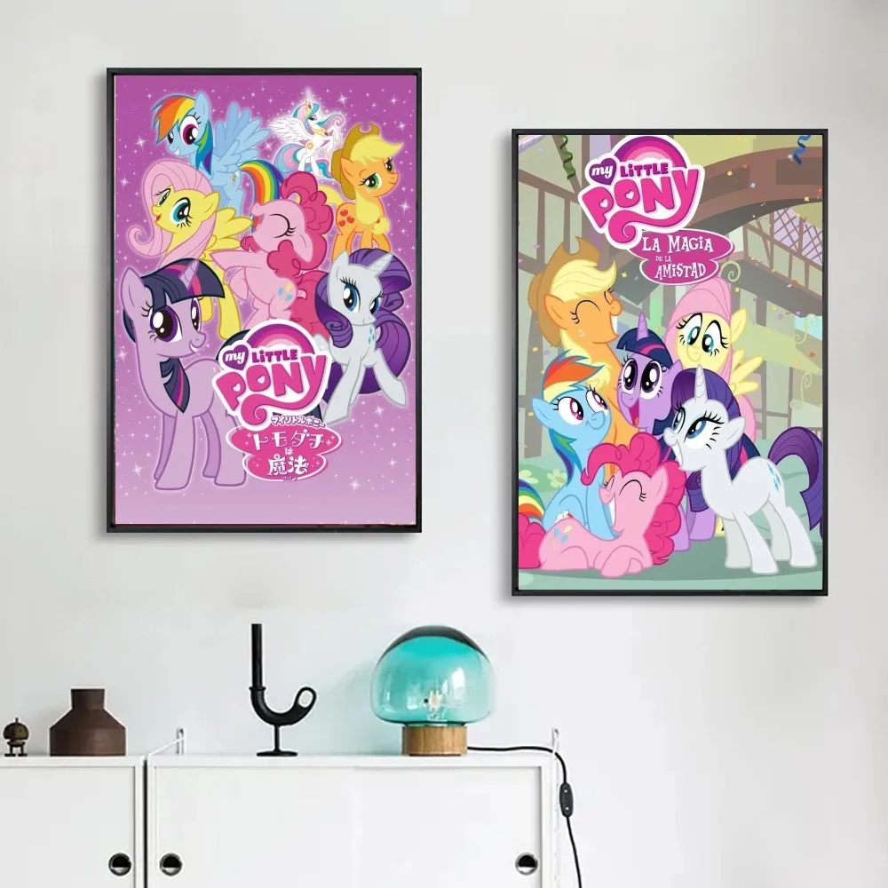 1pc My Little Pony Poster Poster Art Print Bar Living Room Furniture Decor