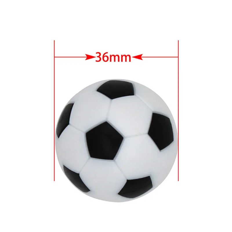10 sztuk/worek 36mm plastikowa piłkarzyki piłka nożna piłka do piłki nożnej stół gry dla dzieci klub gra w piłkę nożną