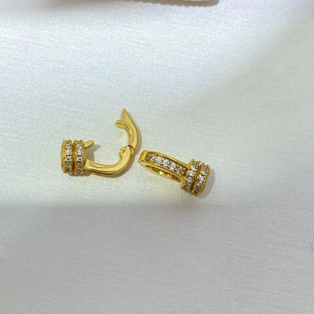 

Wholesale DIY 925 Sterling Silver Necklace Bracelet Clasp Hook Accessories for 8-12mm Pearls 5pcs/lot