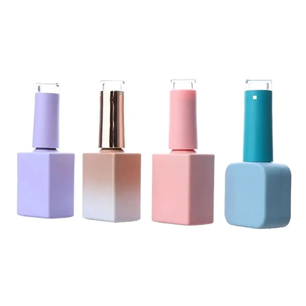 

Colorful 10ML 15ML Nail Polish Bottles With Brush Empty Nail Gel Bottles Beauty Glass Nail Oil Bottle Split Bottle