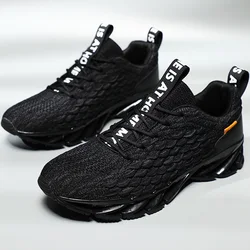 Men Running Shoes Non Slip Breathable Fashionable Outdoor Lightweight Lace Up Wear-resistant Casual Walking Shoes for Men