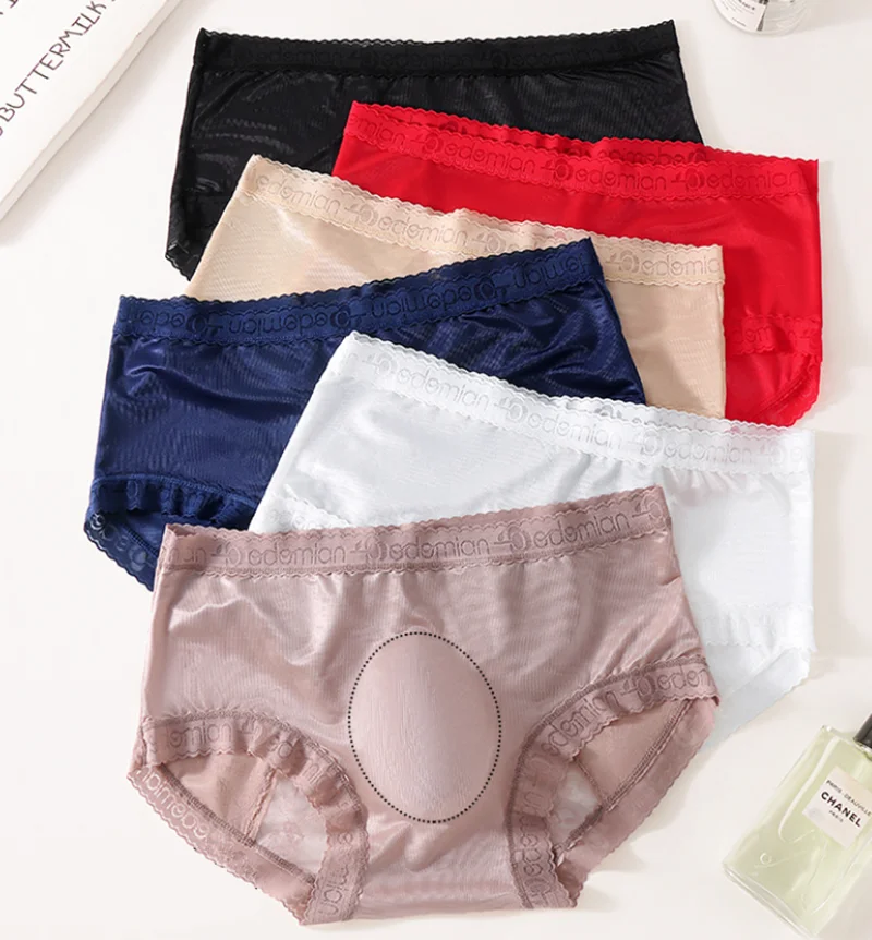 New men's underwear sexys tøy men lingerie Ice Silk cuecas masculino 3D Spacecraft lencerías muy hot Thin Lace sissy cueca 3XL
