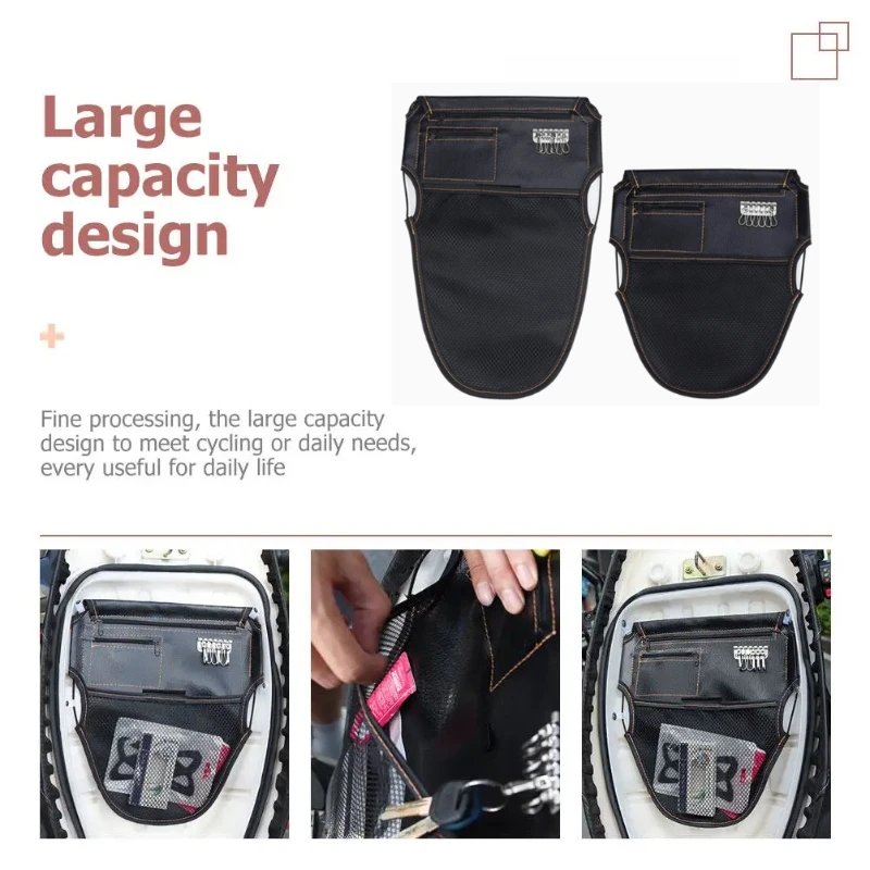1Pc M/L Scooter Multifunctional Modified Seat Bag Electric Vehicle Seat Storage Bag Electric Vehicle Miscellaneous Storage Bag