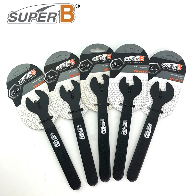 Chave de Cone para Cubo de Bicicleta SUPER B para 13mm 14mm 15mm 16mm 17mm 18mm 19mm, Facilita o Ajuste da Chave no Cone