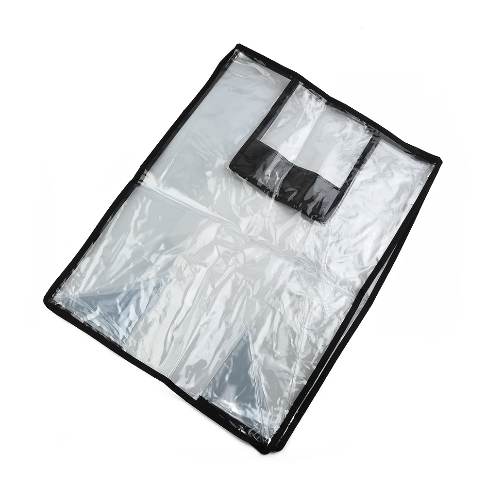 Protector Luggage Cover Luggage Suitcase Transparent+black Travel Waterproof Freeze-proofing 1pcs Baggage Cover