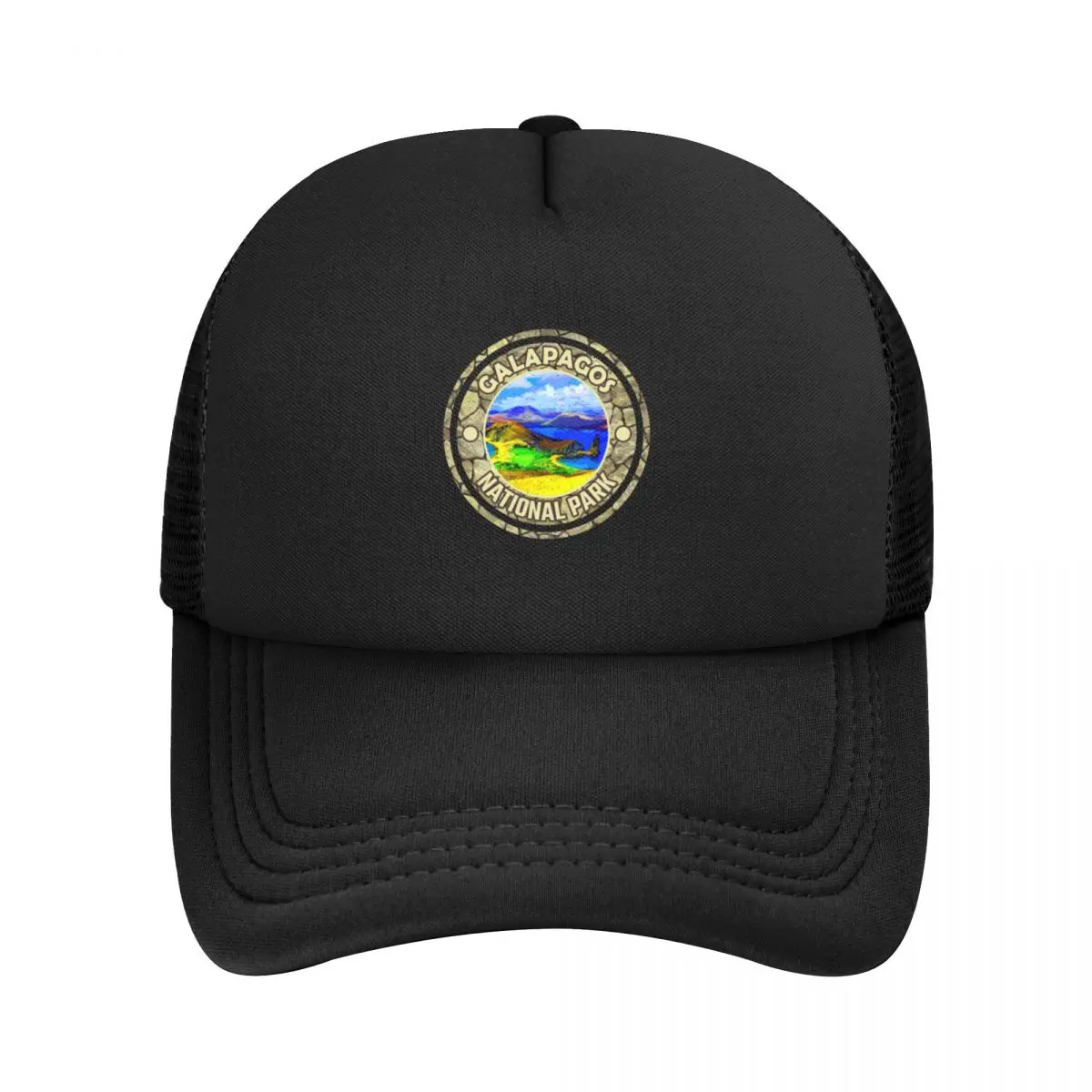 Galapagos National Park, Ecuador Stone Sign Baseball Cap Rave New In Hat Bobble Hat Girl Men's