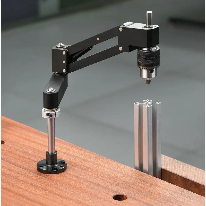 Tapping cantilever bracket, light cantilever aluminum alloy CNC aluminum profile DIY horizontal and vertical tapping device