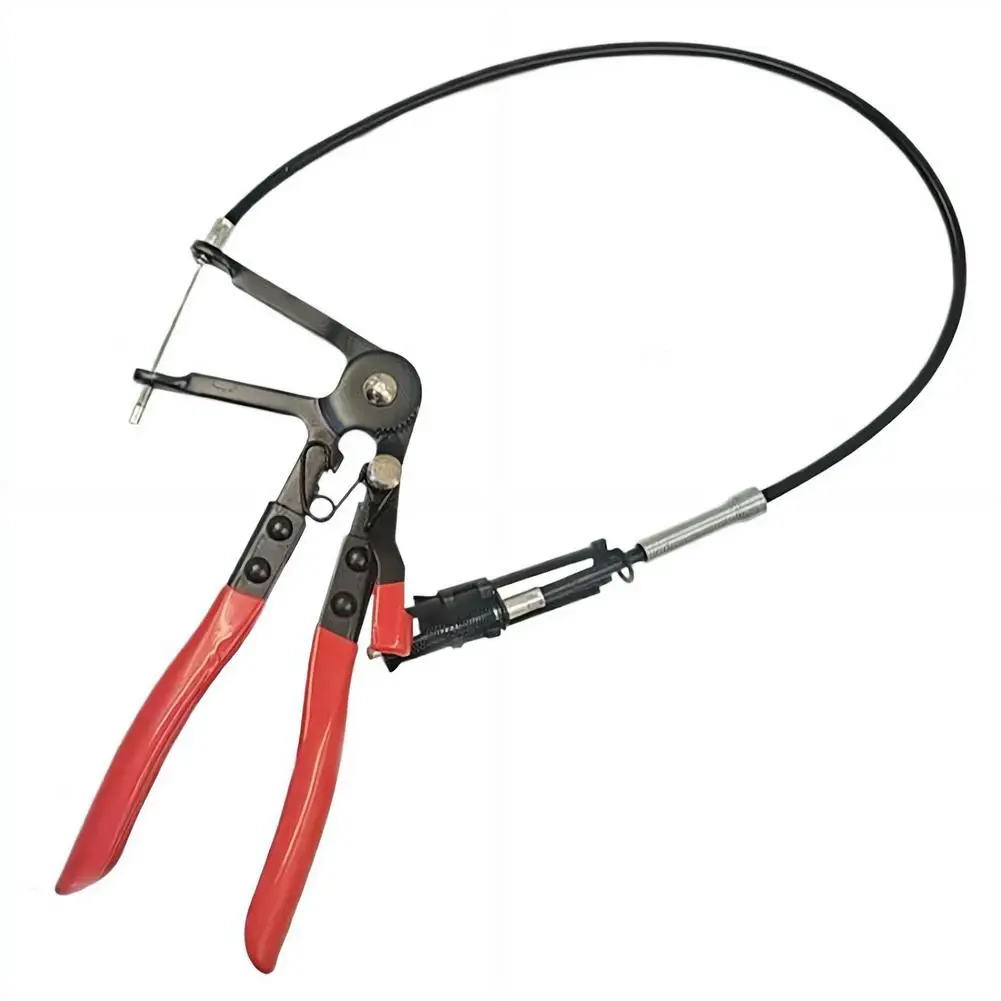 

1Pcs Clamping Pliers Flexible Cable Hose Clamp Pliers Long Reach Wire-Shielded Hose Clamp Tool Auto Repair Tools for Car Engine