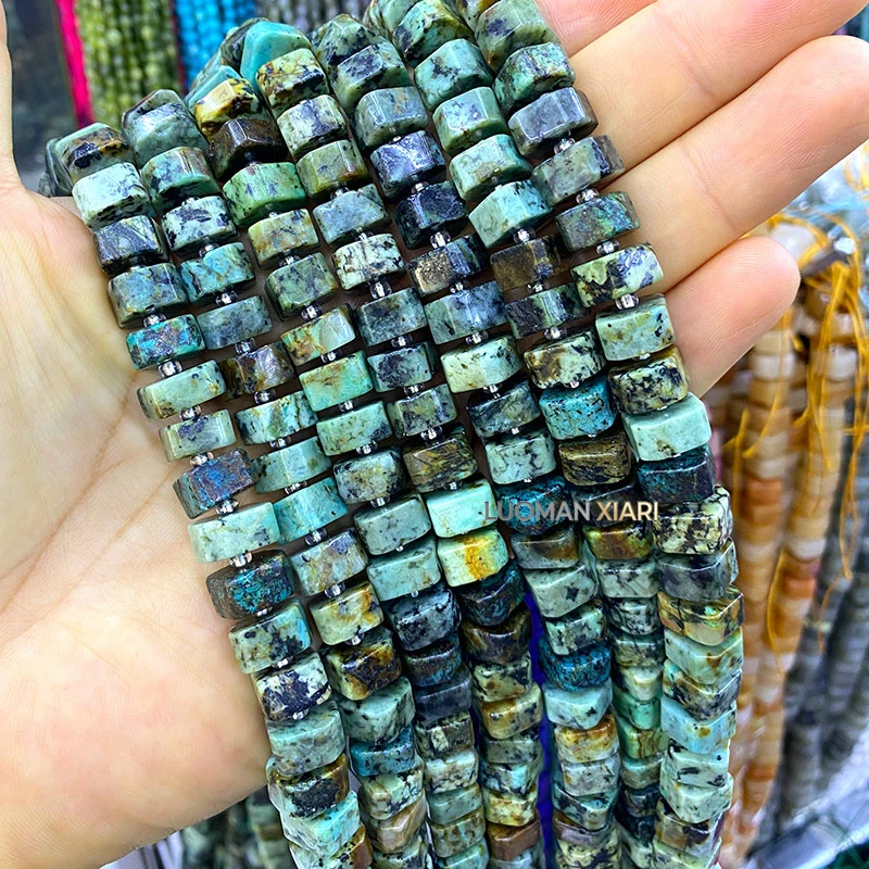 Großhandel 5x9mm Unregelmäßige Rondelle Natürliche Lapislazuli-Abstandsperlen für Schmuckherstellung DIY Armbänder Charms Zubehör – Detail 12